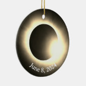 Gesamtsolares Eclipse Keramik Ornament (Rechts)