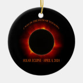 Gesamtsolares Eclipse Keramik Ornament (Vorne)