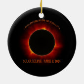 Gesamtsolares Eclipse Keramik Ornament (Hinten)