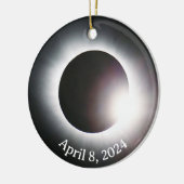Gesamtsolares Eclipse Keramik Ornament (Links)