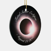 Gesamtsolares Eclipse Keramik Ornament (Rechts)