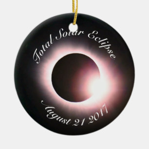 Gesamtsolares Eclipse Keramik Ornament