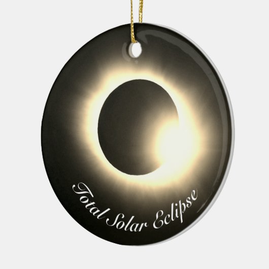 Gesamtsolares Eclipse Keramik Ornament (Links)