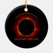 Gesamtsolares Eclipse Keramik Ornament (Hinten)