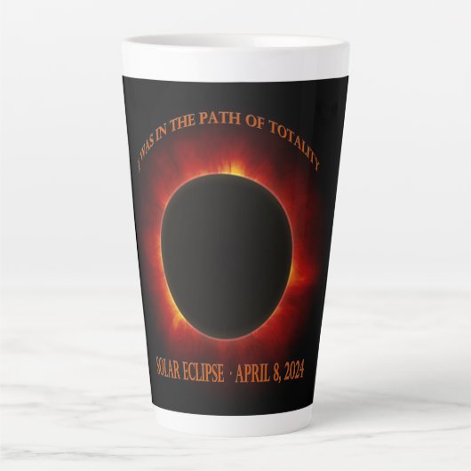 Gesamtsolares Eclipse Milchtasse (Vorderseite)