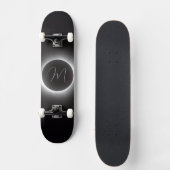Gesamtsolares Eclipse Mit Monogramm Skateboard (Vorderseite)