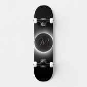 Gesamtsolares Eclipse Mit Monogramm Skateboard (Vorderseite)