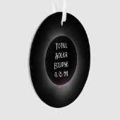 Gesamtsolares Eclipse Ornament (Vorderseite)