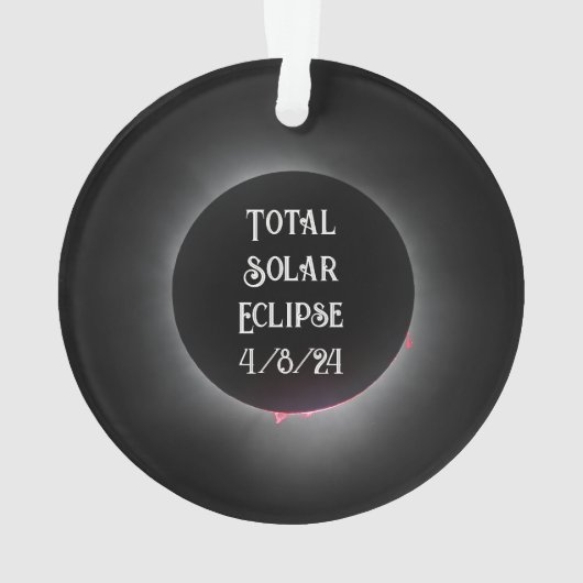 Gesamtsolares Eclipse Ornament (Rückseite)