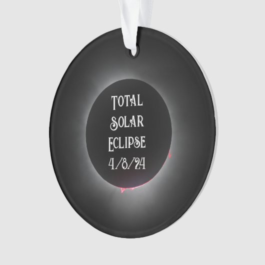 Gesamtsolares Eclipse Ornament (Vorderseite)