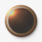 Gesamtsolares Eclipse Pappteller (Vorderseite)