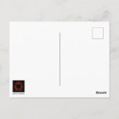 Gesamtsolares Eclipse Postkarte (Rückseite)