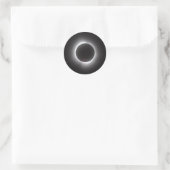Gesamtsolares Eclipse Runder Aufkleber (Tasche)