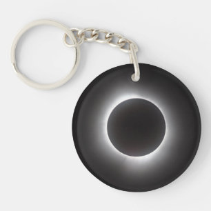Gesamtsolares Eclipse Schlüsselanhänger