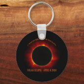 Gesamtsolares Eclipse Schlüsselanhänger (Rückseite)