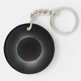 Gesamtsolares Eclipse Schlüsselanhänger