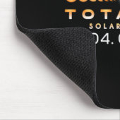 Gesamtsolares Eclipse Spring 04.08.2024 Totality P Mousepad (Ecke)