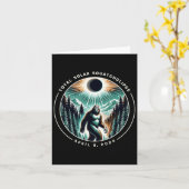 GesamtsolarSquatchclipse Eclipse Bigfoot Sasquatc Karte (Gelbe Blume)