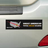 GesamtSonnenfinsternis - 2017 - ich sah sie! Autoaufkleber (Auf Auto)