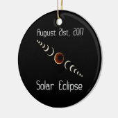 GesamtSonnenfinsternis 2017 Keramikornament (Links)