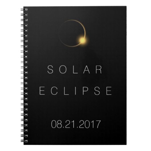 GesamtSonnenfinsternis 2017 Notizblock (Vorderseite)