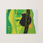 GesamtSonnenfinsternis 2017 über Puzzle (Horizontal)