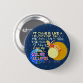 GesamtSonnenfinsternis-am 21. August 2017 Button (Vorne & Hinten)