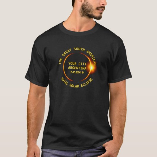 GesamtSonnenfinsternis Argentinien 2019 Südamerika T-Shirt (Vorderseite)