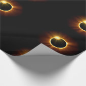 GesamtSonnenfinsternis-Packpapier Geschenkpapier (Ecke)