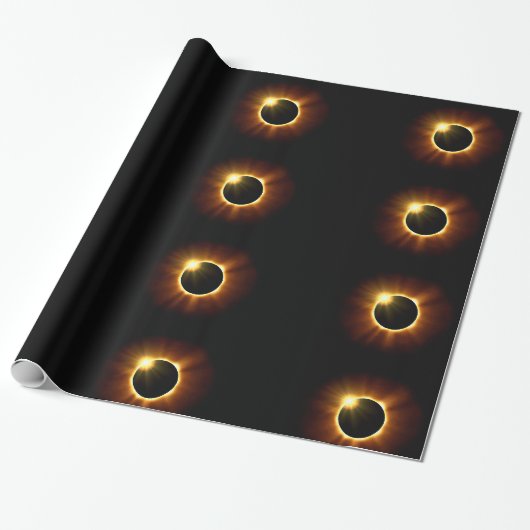 GesamtSonnenfinsternis-Packpapier Geschenkpapier (Ungerollt)