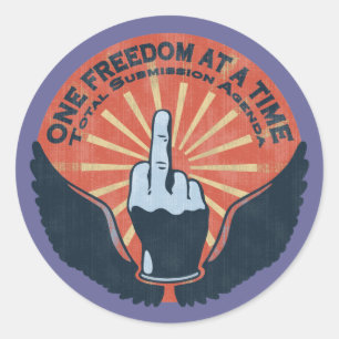 Gesamtunterordnungs-Tagesordnung Runder Aufkleber