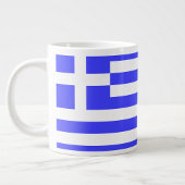 Gesamtwert der griechischen Flagge Jumbo-Tasse