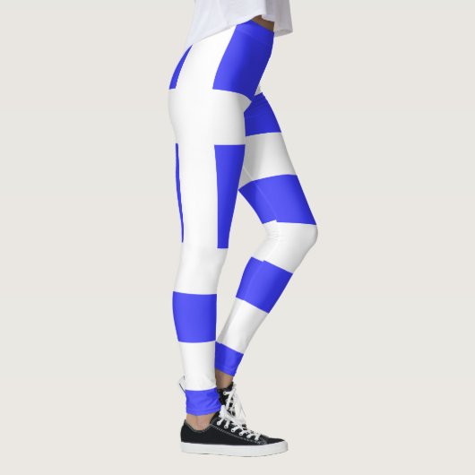 Gesamtwert der griechischen Flagge Leggings (Rechts)