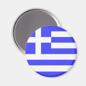 Gesamtwert der griechischen Flagge Magnet (Vorderseite/Rückseite)