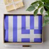 Gesamtwert der griechischen Flagge Seidenpapier (Geschenk)