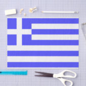 Gesamtwert der griechischen Flagge Seidenpapier (Handwerk)
