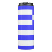 Gesamtwert der griechischen Flagge Thermosbecher (Rückseite)