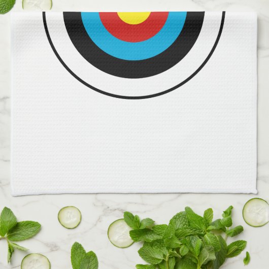 Gesamtzieldesign Geschirrtuch (Gefaltet)