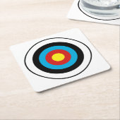 Gesamtzieldesign Rechteckiger Pappuntersetzer (angewinkelt)