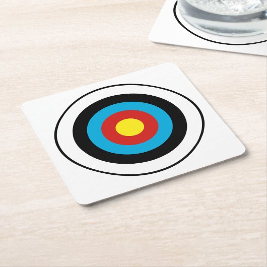 Gesamtzieldesign Rechteckiger Pappuntersetzer (angewinkelt)