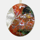 Gesang an den Herrn Keramikornament (Links)