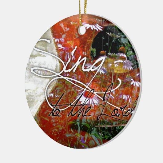 Gesang an den Herrn Keramikornament (Links)