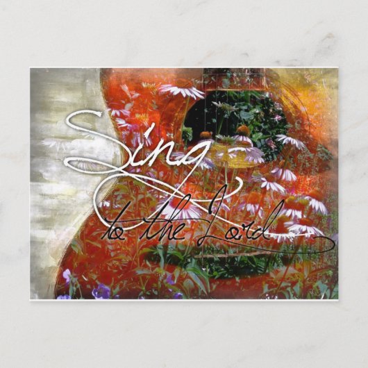 Gesang an den Herrn Postkarte (Vorderseite)