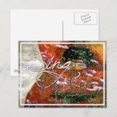 Gesang an die Lord Postcard Postkarte (Vorne/Hinten)