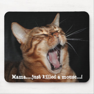 Gesang-bengalische Katzen-Königin-Lied-Parodie Mousepad