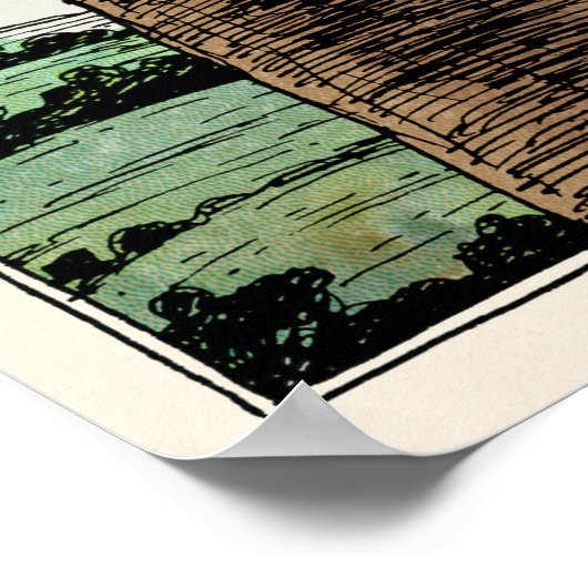 Gesang Birds Poster (Ecke)