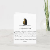 Gesang Bubu Notecard Karte (Rückseite)