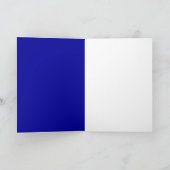 Gesang der Freude Feiertagskarte (Innenseite)