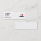 Gesang der Liebe I Mini Visitenkarte (Vorne/Hinten)