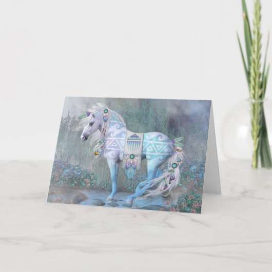 Gesang der Wassernotecard Karte (Vorderseite)